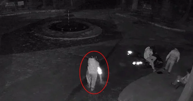 Mezarlıkta dubayı havuza fırlatıp kameraya el kol hareketi yaptılar Burdur Haberleri