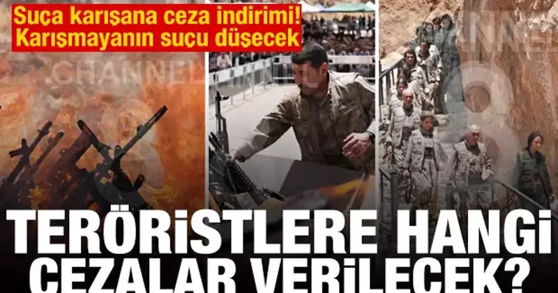Suça karışan PKK lıya ceza indirimi! Karışmayanın suçu düşecek