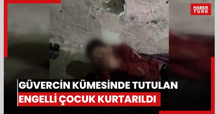 Ankara da güvercin kümesinde tutulan engelli çocuk kurtarıldı