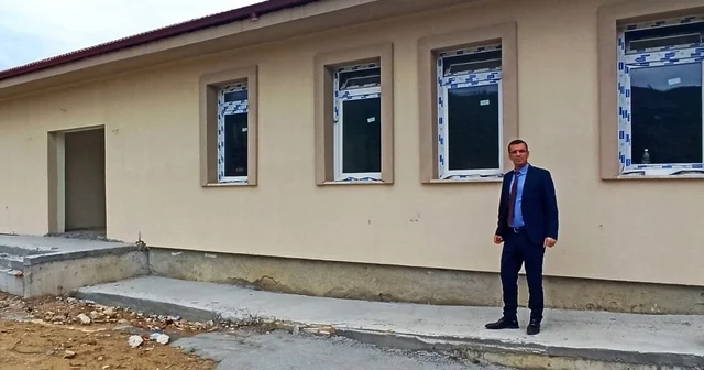 Sarıgöl de yarım kalan okul projesi hızla tamamlanıyor Manisa Haberleri