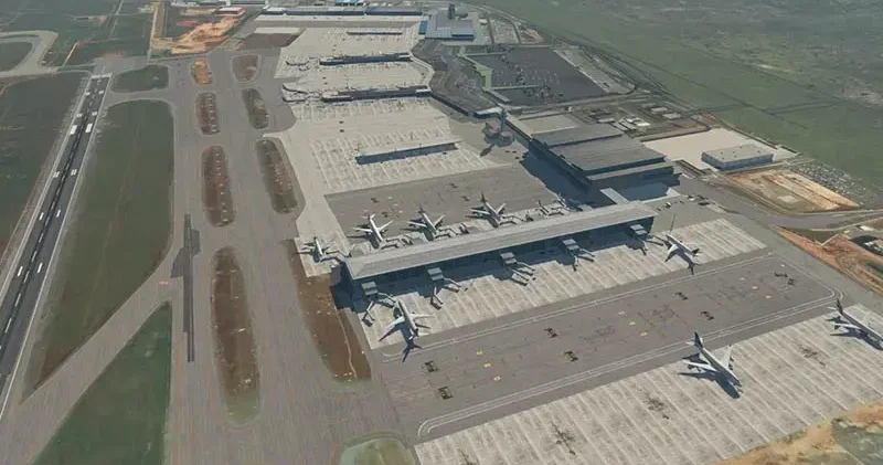 Brezilya da pistteki bagaj yükleme aracında yangın çıktı