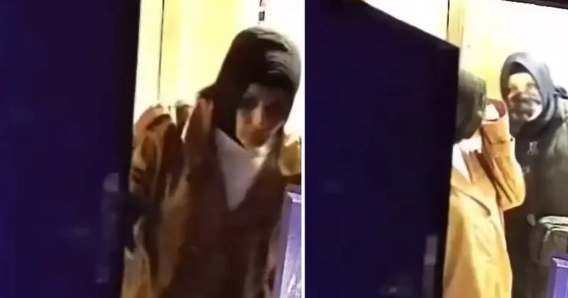 Pes dedirten görüntü: Kamera bile yaptıkları rezilliğe engel olamadı