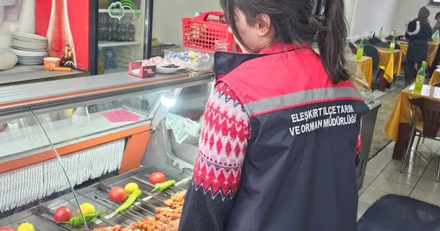 Ağrı da gıda güvenliği çalışmaları kapsamında 750 işletme kontrolden geçti Ağrı Haberleri