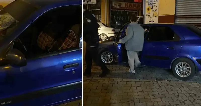 Alkolün etkisi ile araçta sızdı, vatandaşlar hayatından endişe etti Aydın Haberleri