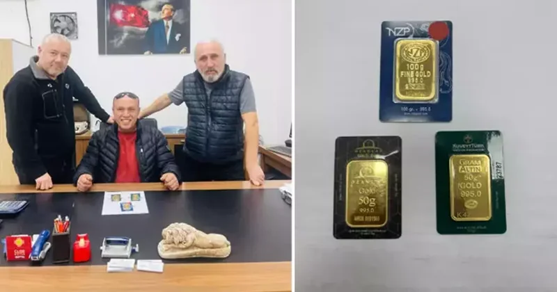 Kuru temizlemeye bırakılan montun cebinden 200 gram altın çıktı