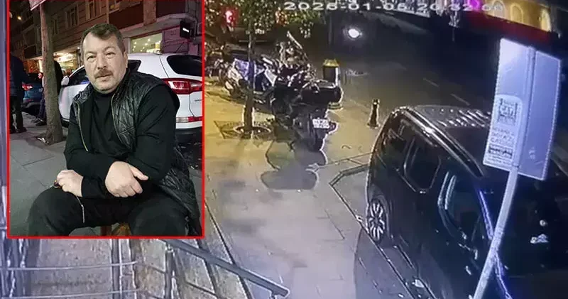 Kağıthane’de motosikletin çarptığı berber hayatını kaybetti; kaza kamerada