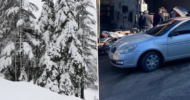 2 gün kar yağışı etkili oldu: Vatandaş hazırlıksız yakalandı! Hepsi buz tuttu