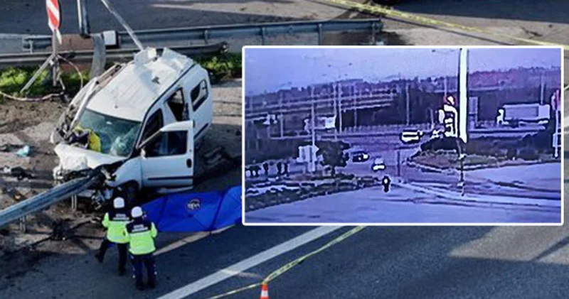 Bariyere ok gibi saplandı! Kahreden kaza kamerada SON DAKİKA HABERİ Son dakika haberleri