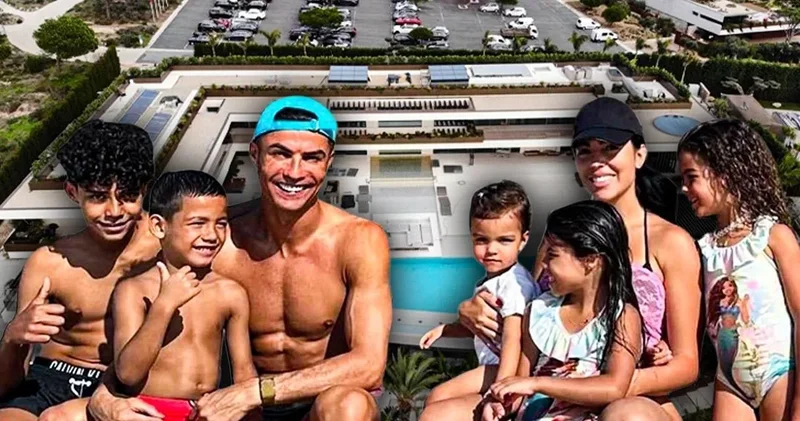 Ronaldo nun 35 milyon euroluk malikanesi tamamlandı: Muslukları altın kaplamalı
