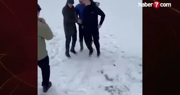 Trabzon da göl üzerindeki tehlikeli oyun kötü bitti