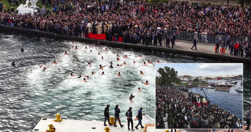 Haliç te haç çıkarma töreni İstanbul Haberleri