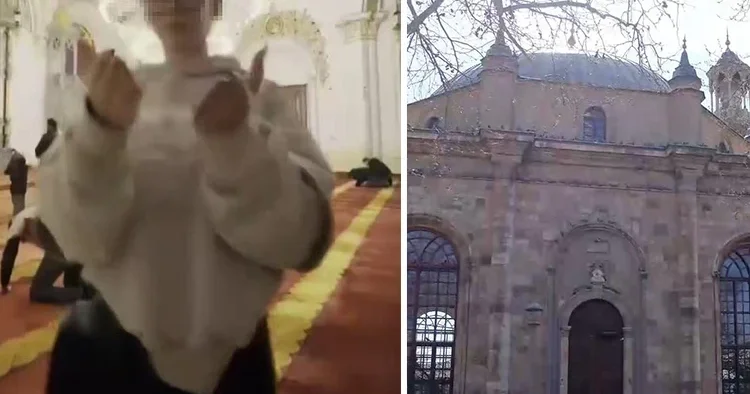 Görüntülere tepki yağmıştı: Camideki uygunsuz davranışa soruşturma