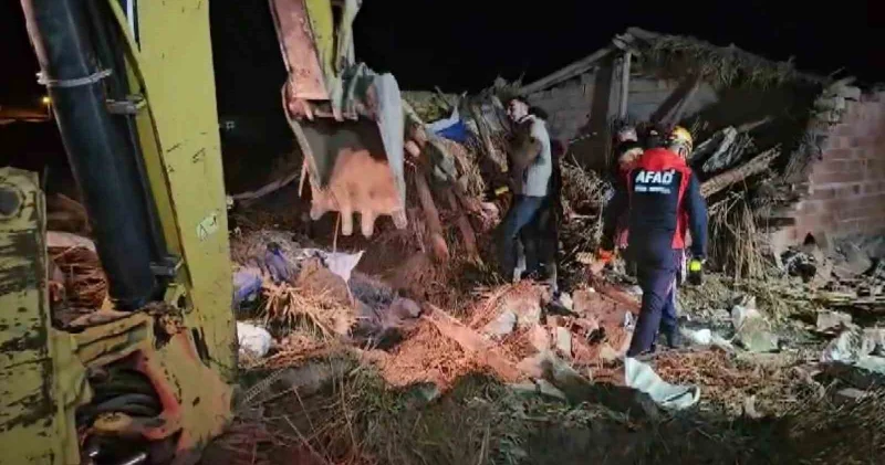 Aksaray’da çok sayıda hayvan telef eden göçük Aksaray Haberleri
