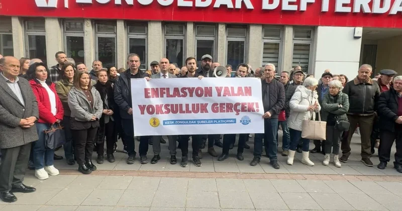 KESK Zonguldak Şubeler Platformu: Enflasyon yalan, yoksulluk gerçek Sözcü Gazetesi