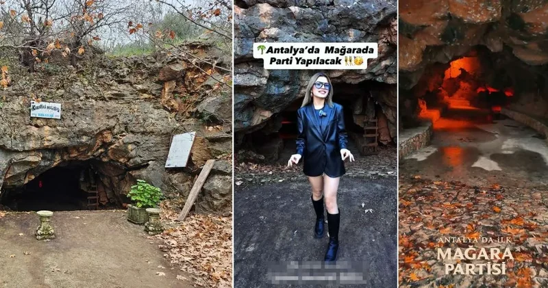 Büyük İskender in mağarasında tekno parti verdiler! Özel mülk deyip savundu