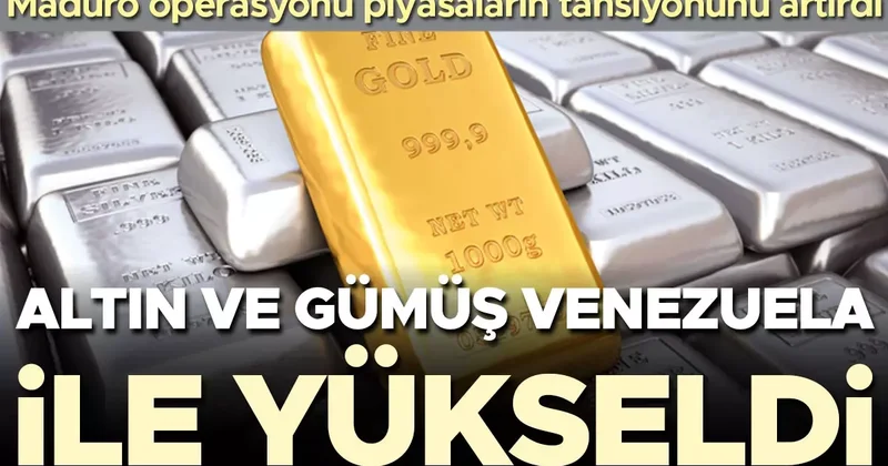 Altın gümüş Venezuela ile yükseldi