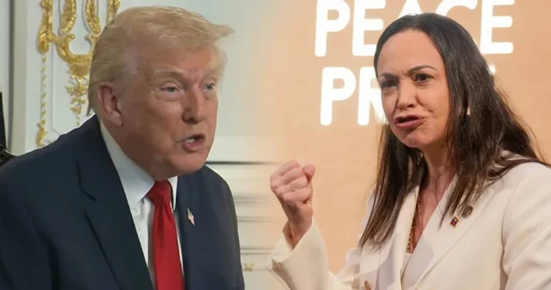 Venezuela da yeni dönem için istediği desteği bulamayan Machado Nobel ini Trump a vermeyi teklif etti