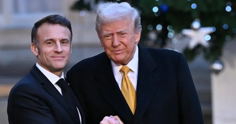 Trump tan Macron a alaycı gönderme