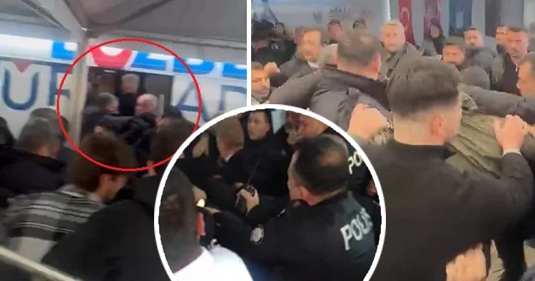 Bursa Büyükşehir Belediye Başkanı na saldırı girişimi: O anlar kamerada