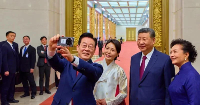 Güney Kore ile Çin arasında diplomatik selfie
