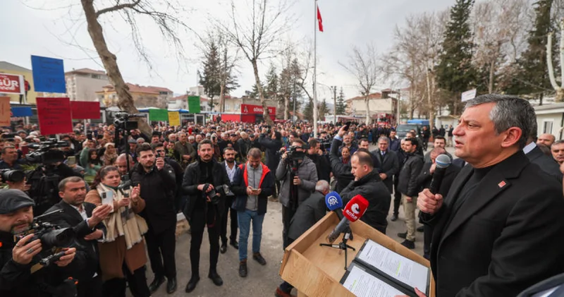 Adıyaman haberleri: CHP Genel Başkanı Özel: Bu işin siyaseti parti ayrımı olmaz SON DAKİKA HABER Son dakika haberleri