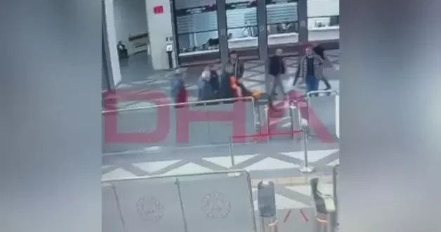 Jandarmayı şehit eden saldırganın adliye binasına geliş anı ortaya çıktı