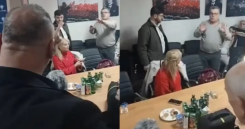 AKP liler toplantıda birbirine girdi: Bu görüntüler basına yansırsa yakarım... Sözcü Gazetesi