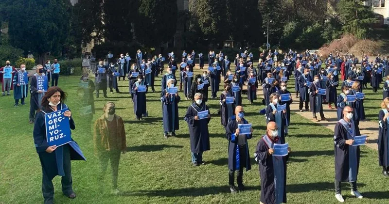 Boğaziçi’nde “kayyum rektör” protestosuna katılan mezunlara okula giriş yasağı!