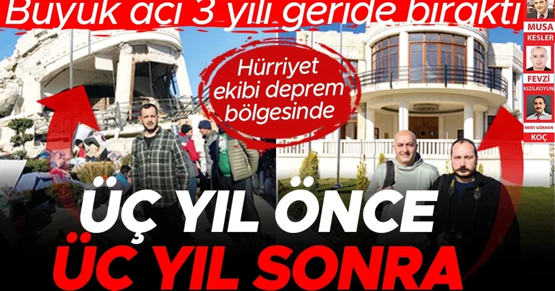 Üç yıl sonra aynı yerde