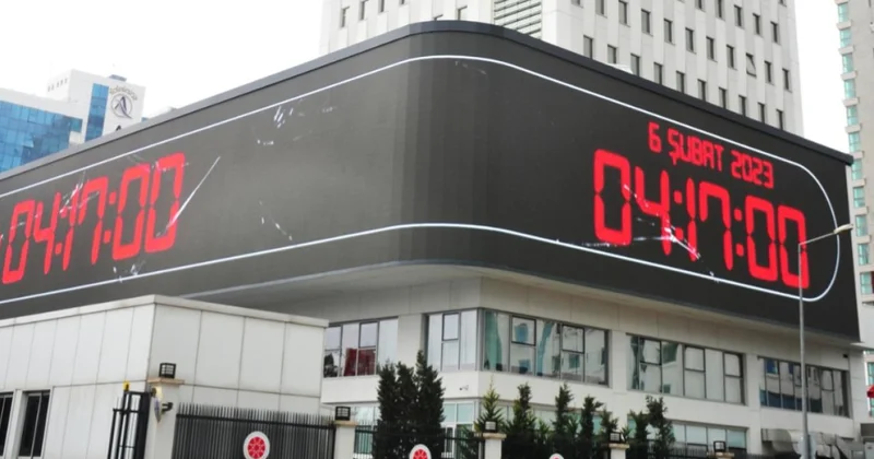 İletişim Başkanlığından 6 Şubat depremleri için özel gösterim