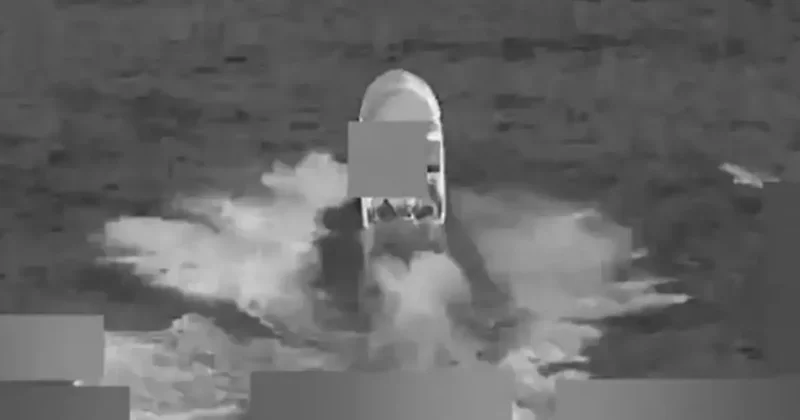 ABD ordusu Pasifik te gemi vurdu