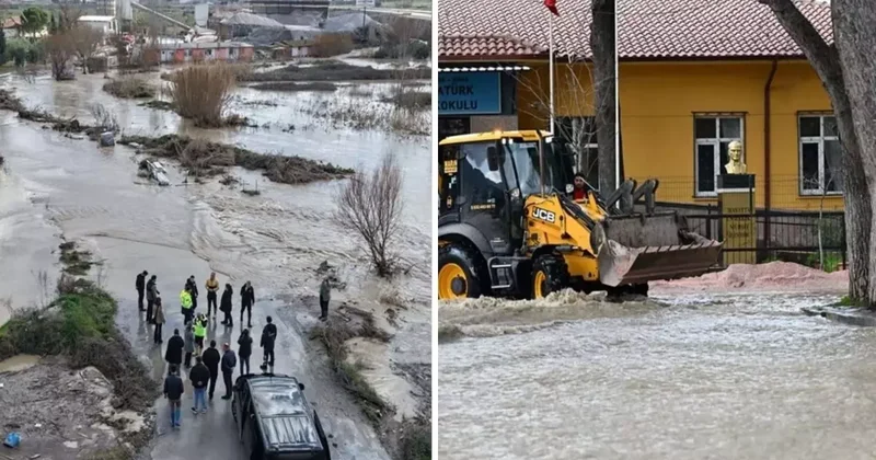 Soma da Taşkın: Öğrenciler Tahliye Edildi