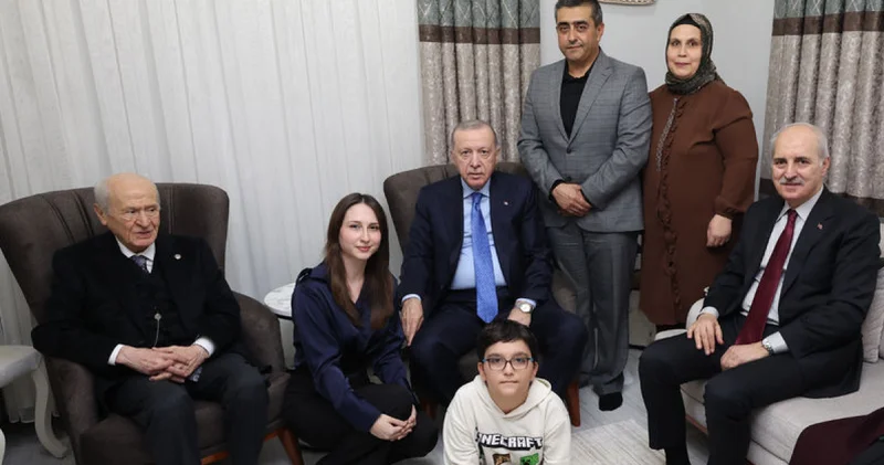 Depremzede aileyi ziyaret ettiler Son dakika haberleri