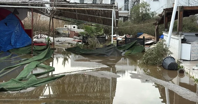 Bodrum da 109 ev ve iş yerini su bastı, metrekareye 65 kilogram yağış düştü Muğla Haberleri