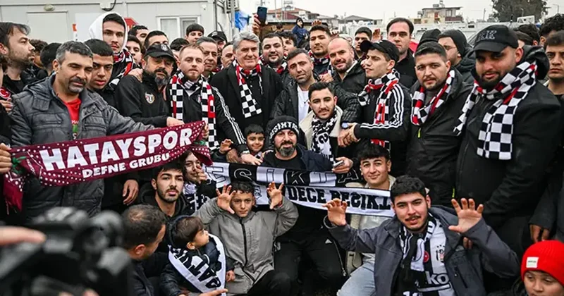 Beşiktaş Kulübü Başkanı Adalı, depremzedelerle bir araya geldi Fanatik Spor Haberleri Video