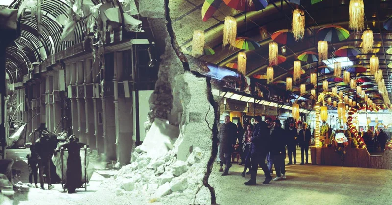 Hatay da Uzun Çarşı ve Kurtuluş Caddesi küllerinden doğuyor