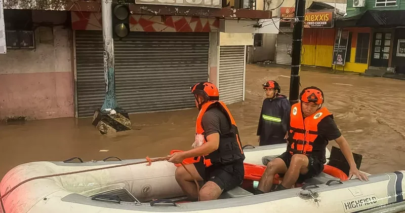Filipinler de tropikal fırtına heyelana yol açtı! 4 kişi hayatını kaybetti