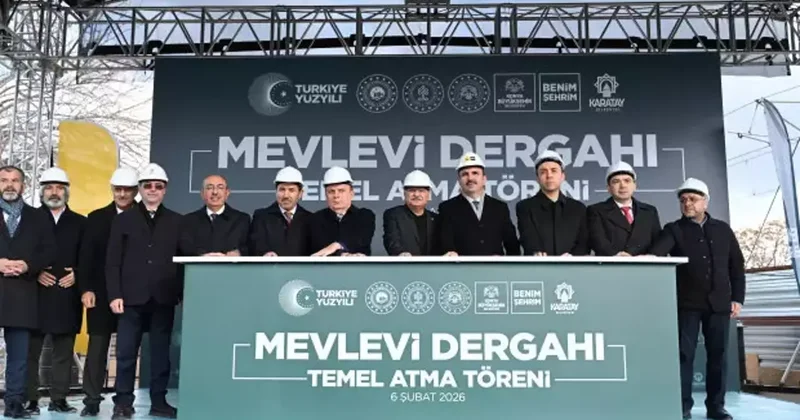 Konya Büyükşehir in şehre kazandıracağı Mevlevi Dergahı’nın temeli atıldı