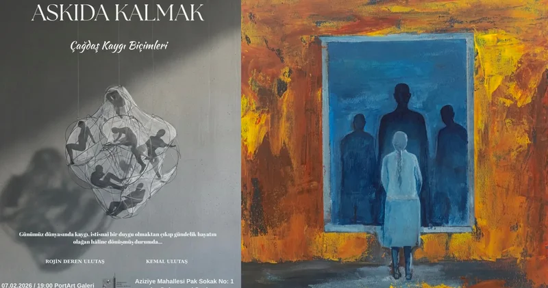 Askıda Kalmak: Çağdaş Kaygı Biçimleri sergisi sanatseverlerle buluşuyor