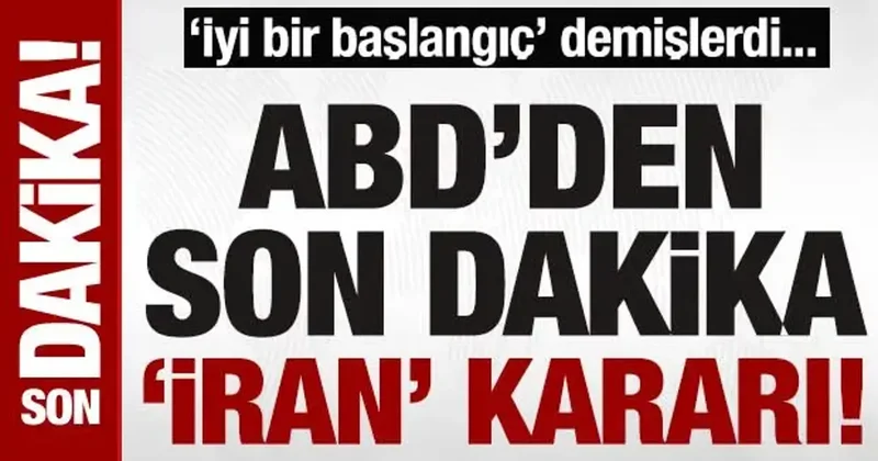 Son dakika: İran dan ABD yle müzakere açıklaması: Yaptırım kararları açıklandı
