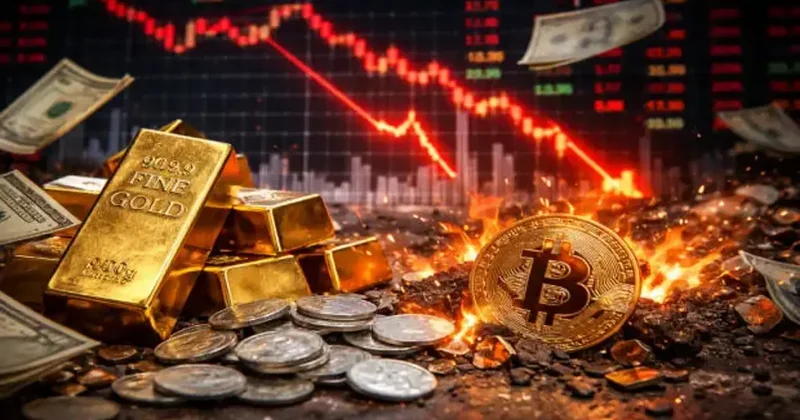 Her şey düşüyor: Piyasalarda panik satışı, yatırımcı güvenli limana kaçtı