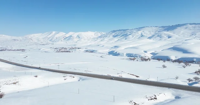 Karla kaplı Karlıova da güzel manzaralar oluştu Bingöl Haberleri