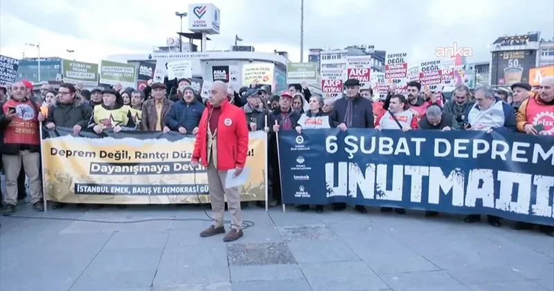 İstanbul’da “6 Şubat” anması: Algı yaratmaya çalışan iktidar, bu tutumunu Hatay’da film stüdyolarını aratmayacak törenlerle sürdürmektedir