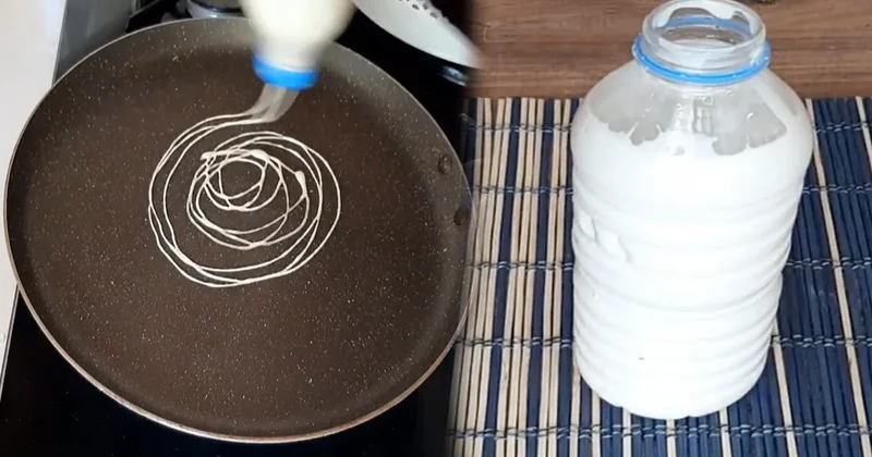 Ramazan ın favori tatlısını pet şişeyle evde yapıyorlar Sözcü Gazetesi