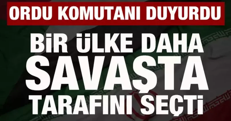 Sudan savaşta tarafını seçti: Kara harekatı başlarsa savaşa katılırız