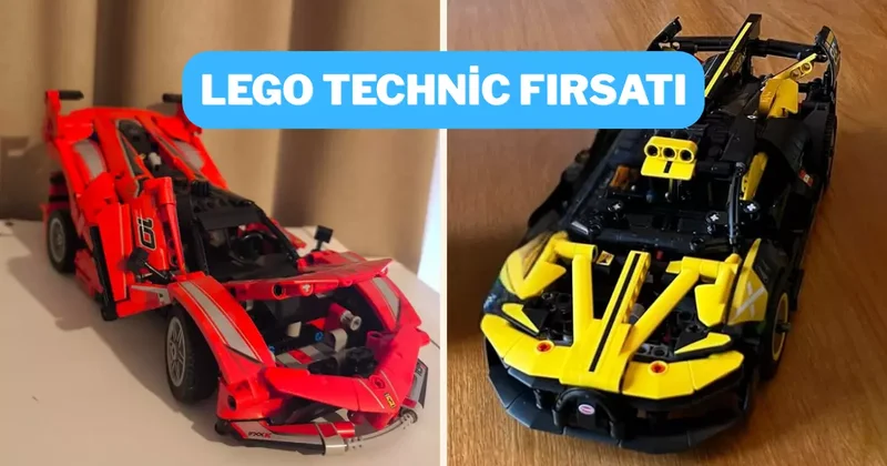 Ferrari’den Bugatti’ye LEGO Technic serisinde kaçırılmayacak fiyatlar!