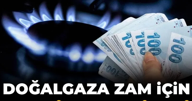 Doğalgaza zam için tarih verdi