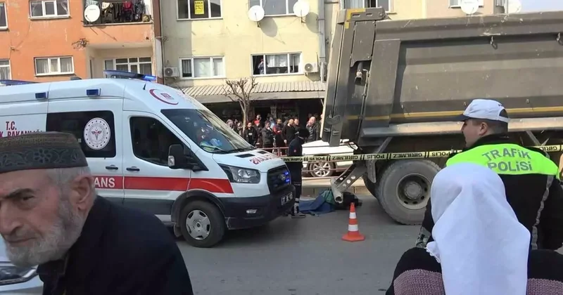 Yalova’da kamyonun ezdiği yaşlı adam hayatını kaybetti