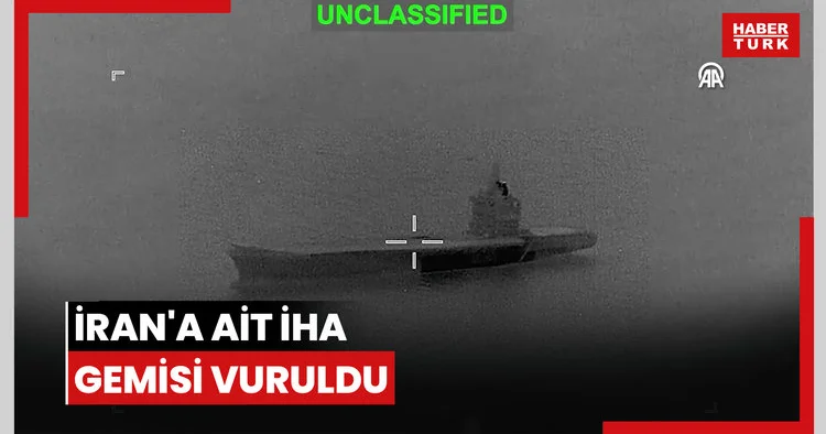 CENTCOM: İrana ait İHA gemisi vuruldu