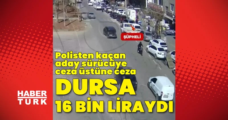Polisten kaçtı 16 bin liralık ceza 200 bin oldu Son dakika Diyarbakır haberi